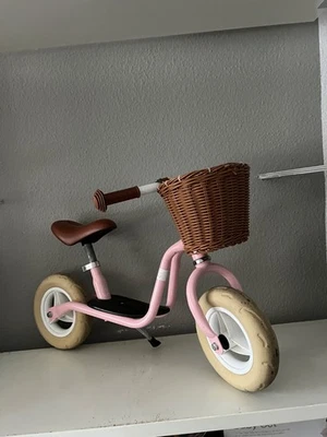 PUKY Retro classic Rose Laufrad  LRM 8 Zoll ab 2 Jahren mit Körbchen - Bild 1 von 4
