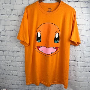 NUEVA CAMISETA ADULTA Charmander Big Face Personaje Anime Nintendo Pokemon XL  - Imagen 1 de 7