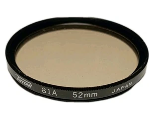 ★ARROW OPTICAL FILTER 81 A ★52 mm Japan FILTRO COLORATO/B&W★ - Imagen 1 de 3