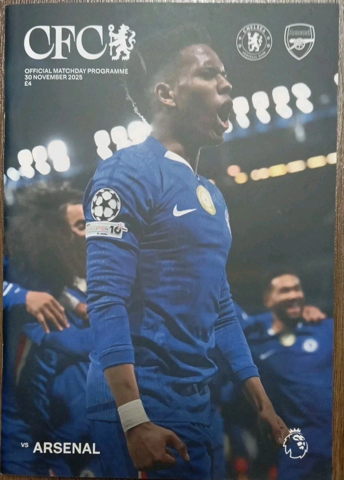 Chelsea v Arsenal 30/11/2025 Official Match Programme Mint Condition - Image 1 of 1