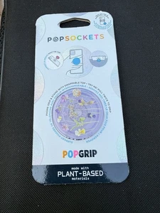 PopSockets Handy Griff Ständer pflanzlich lila Felder POPGRIP Popsocket - Bild 1 von 3