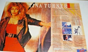 1980s Tina Turner Private Dancer Show Some Respect Icon Music Magazine Clippings - Picture 1 of 7
