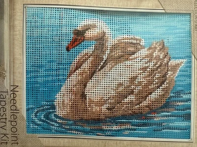 COLLECTION D ART Printed needlepoint tapestry 20x25 Cm Rto Kit With Floss Rto