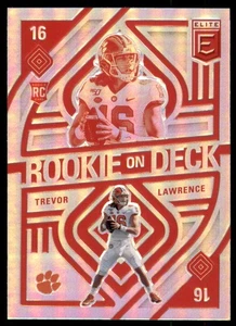 Trevor Lawrence 2021 Donruss Elite Rookie on Deck RC #RD1 - Picture 1 of 2