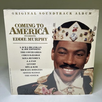 ATCO Records 1988 Eddie Murphy Coming To America LP Vinyl Record 90958-1 Sealed - Image 1 of 3