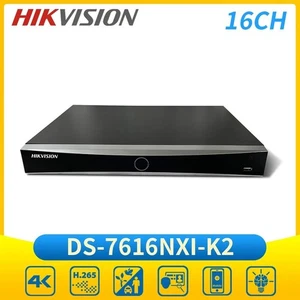 Hikvision DS-7616NXI-K2 AcuSense 16CH 2SATA 4K NVR Network Video Recorder no-PoE - Picture 1 of 6
