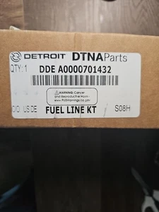 Detroit Diesel High Pressure Fuel Line Kit DDE A0000701432 OEM - Imagen 1 de 3