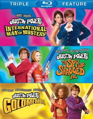 Austin Powers Trilogy Blu-ray Mike Myers NEW - Image 1 of 2