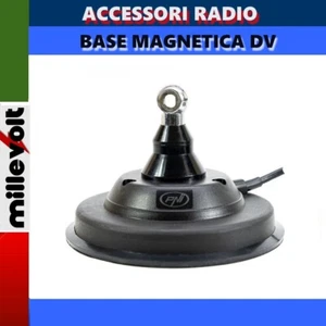 Base Magnétique 12Cm Attaque DV Avec 4 Mètres Câble RG58 - Photo 1/3