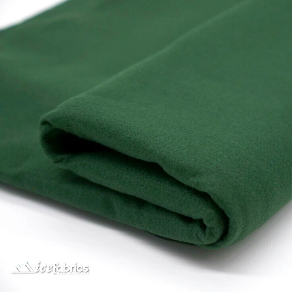 Hunter Green ACRYLIC FELT FABRIC By The Yard _72" WIDE_ Thick Soft Felt Fabric - Image 1 of 4