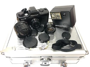 🍙Exc+3 w/Case🍙Pentax auto 110 Camera w/PF18mm 24mm 50mm lens,winder from Japan - Picture 1 of 24