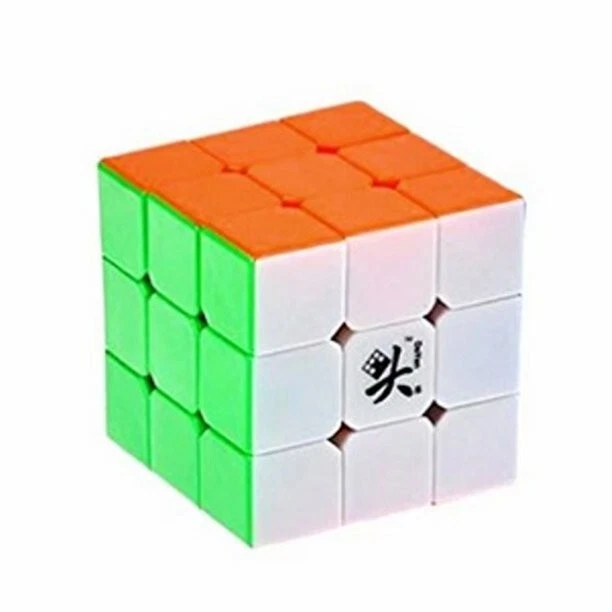 Speed Cube 3x3 Magic Cube Stickerless Puzzle Cube Intelligence Improvement Toys - Image 1 of 4