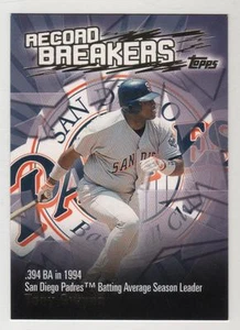 2003 Topps Record Breakers S1 #TG Tony Gwynn Padres BV$2.50 Insert - Picture 1 of 1