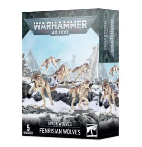 Space Wolves Fenrisian Wolves - Warhammer 40k - ¡Nuevo! 53-10 - Imagen 1 de 1