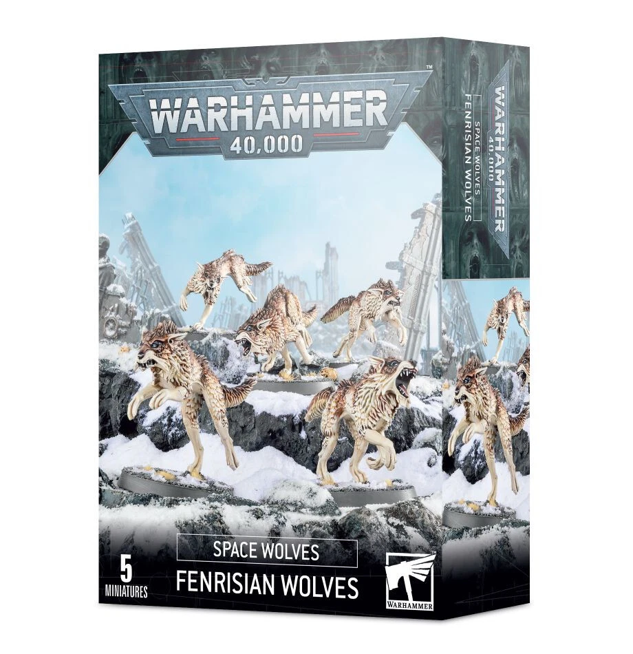  Space Wolves Fenrisian Wolves - Warhammer 40k - Brand New! 53-10 - Image 1 of 1