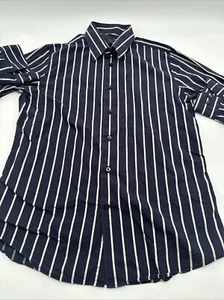 Express Design Studio Button Up Shirt Men Medium Striped Multicolor..#16188 - Picture 1 of 6