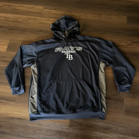 Tampa Bay Rays Baseball Hoody Sz 3XL Pullover Hoodie Fleece MLB Genuine Merch Cover