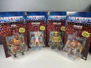 Masters of the Universe Retro Buzz Off Stratos Sorceress Jitsu Lot New for 22 - Picture 1 of 11