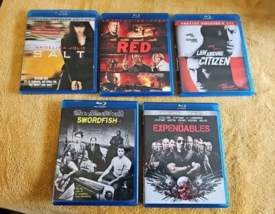 Law Abiding Citizen Bluray Lot (5) Swordfish Expendables Red Salt - Image 1 of 4