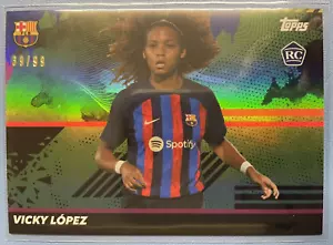 Topps FC Barcelona Mujer Champions 2023 - Vicky Lopez - Novatos / 99 radiocontrol - Imagen 1 de 4