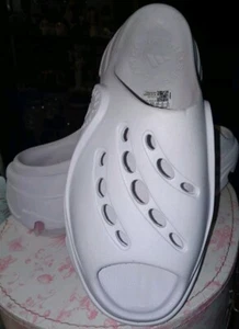 Adidas X Stella McCartney Clog Platform Shoes Triple White GW4365 Women’s Size 5 - Picture 1 of 21