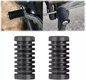 2 Stück Schwarz Motorrad Schalthebel Schalthebel Pedal Gummi Abdeckung, Motorrad Shi - Bild 1 von 12
