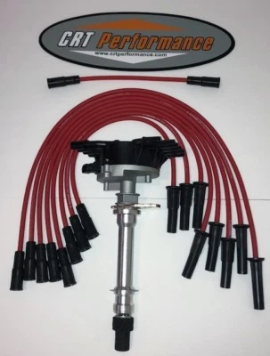 Camión Chevy/GMC VORTEC 1996-2000 7,4 L V8 454 distribuidor + cables rojos 8 mm EE. UU. Foto 1 de 2