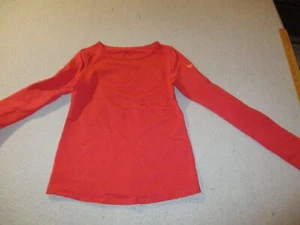 Nike Dri-Fit orange long sleeve shirt sz s - Picture 1 of 3