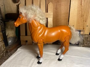 Vintage Blue-Box Toy Horse ~ Made in Hong Kong - Picture 1 of 7