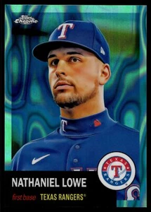 2022 Topps Chrome Platinum Anniversary NATHANIEL LOWE AQUA LAVA REFRACTOR /299 - Picture 1 of 2