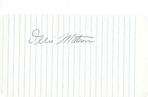 OLLIE MATSON SIGNED 4x6 SHEET~PRO FOOTBALL HALL OF FAME~HOF AUTO~LA RAMS - Bild 1 von 1