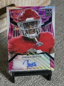 2023 Leaf Metal Pink Crystals /5 Jordan Battle #BA-JB3 Rookie Auto RC - Picture 1 of 2