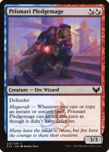 Lámina Prismari Pledgemage (215) Strixhaven: School of Mages STX MTG Magic - Imagen 1 de 1