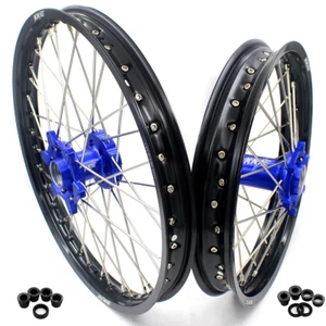 KKE 21/19 MX Wheels Rims Fit KTM SX SXF XC XCW XCF EXCF 125-530CC 2003-2024 Blue - Picture 1 of 12