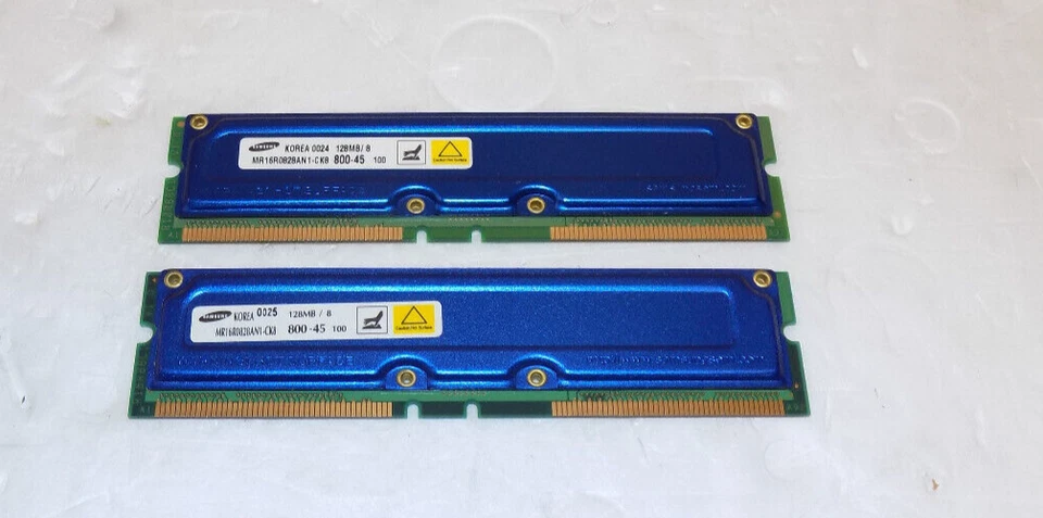 Samsung Memory MR16R0828AN1-CK8 128MB/8 800-45 Set of 2 - Image 1 of 2
