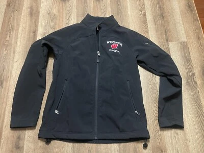 Sudadera Colorado Clothing, para mujer talla mediana, negra, Wisconsin Badgers Foto 1 de 4