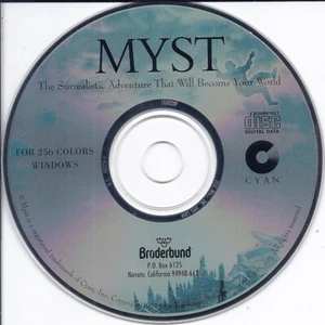 Myst CD -The Surrealistic Adventure That will become your world Windows Cyan - Picture 1 of 1