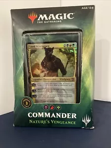 2018 MTG "NATURE'S VENGEANCE" COMMANDER DECK (LORD WINDGRACE) NEW IN BOX - Picture 1 of 7