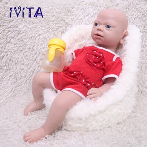 IVITA 21'' Silicone Reborn Baby Doll Handmade Mädchen Newborn Silikon Doll - Bild 1 von 7