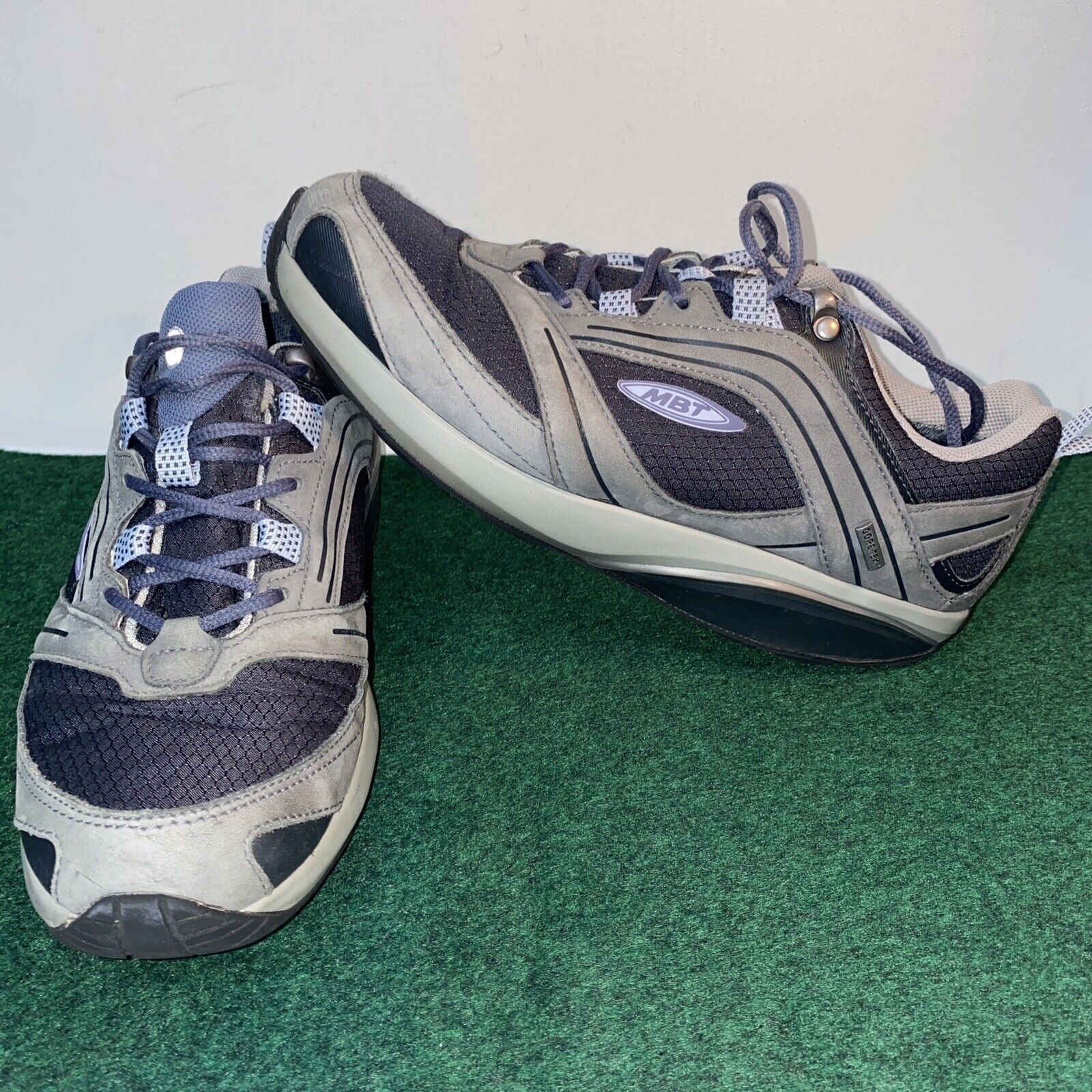 MBT WOMEN'S Blue Goretex Shaping Walking Sneakers Size 9-9.5 US EUC | eBay