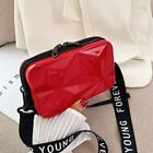 Luxury Handbags Women Suitcase Shape Trending Famous Clutch Box Bag Zipper 1 PC