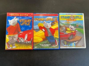 3 GREAT CHILDRENS DVD MOVIES STUART LITTLE, STUART LITTLE 2, STUART LITTLE REVVE - Picture 1 of 1