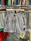 Homme Femme Future Reflective Silver Gray Shorts New With Tags Size Medium