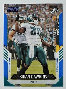 BRIAN DAWKINS 2021 SCORE SP SHOWCASE #086/100 PANINI PHILADELPHIA EAGLES CLEMSON - Picture 1 of 3