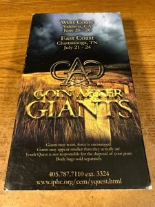 Youth Quest '03 Goin' After Giants VHS VCR Video Tape Used Pentecostal Church - Picture 1 of 7