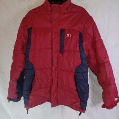 Vintage Starter 3M Fullzip Reversible  Puffer Snowcoat Jacket Vest Men's MEDIUM - Image 1 of 4
