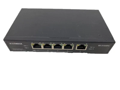 Edimax 5 PORT Network Switch Etherntet Switch 100 Mbit ES-5104PH NO PSU - Image 1 of 4