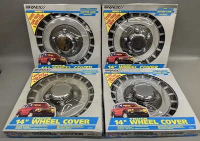 Set of 4 Rally 14in NORS Wheel Covers Fits 1995 Ford F100 F150 Bronco - Image 1 of 4