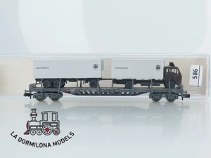 MG586 FLEISCHMANN 826803 VAGON TALGO CON CARGA DE TRAILER de la SBB - OVP - Imagen 1 de 12