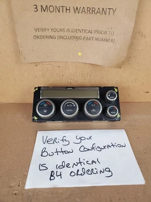 Nissan Armada Pathfinder 2005 2006 2007 control de temperatura climática verificación 1st K Foto 1 de 4